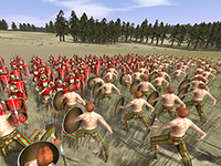 A battle in Rome: Total War