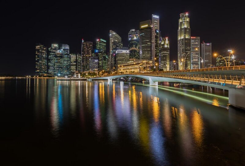 File:Skyline of the Central Business District of Singapore with Esplanade Bridge.jpg