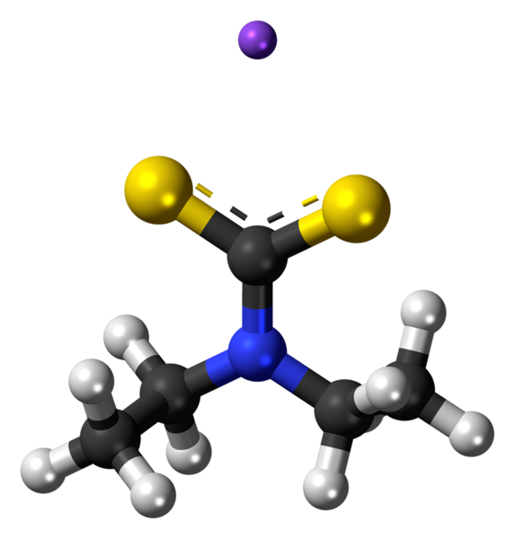 File:Sodium diethyldithiocarbamate 3D ball.png