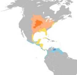 Spiza americana map.svg