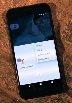 Android Assistant on the Google Pixel XL smartphone (29526761674).jpg