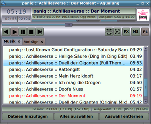 Aqualung screenshot main-playlist metal.png