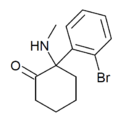 Bromoketamine structure.png