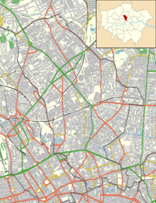 Islington London UK location map.svg