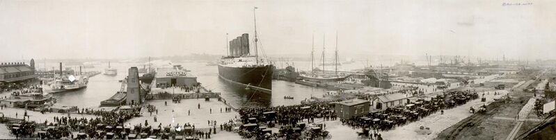 File:The Lusitania at end of record voyage 1907 LC-USZ62-64956.jpg