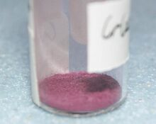 Solid Chromium (III) acetylacetonate