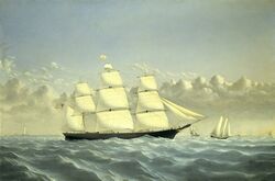 Clipper Ship Golden West, Outward Bound 1852 3m08.jpg