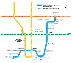 Ontario Line route.svg