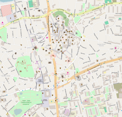 Plovdiv city center map.png