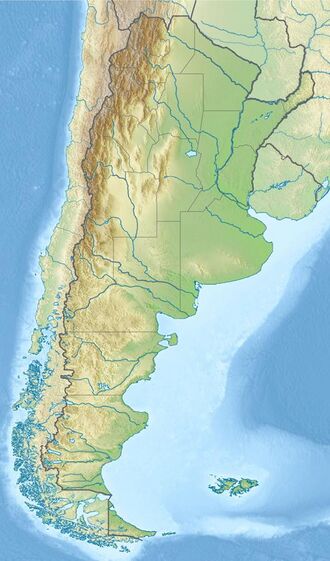 List of gomphothere fossils in South America is located in Argentina