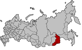 Location of Chita Oblast in Russia