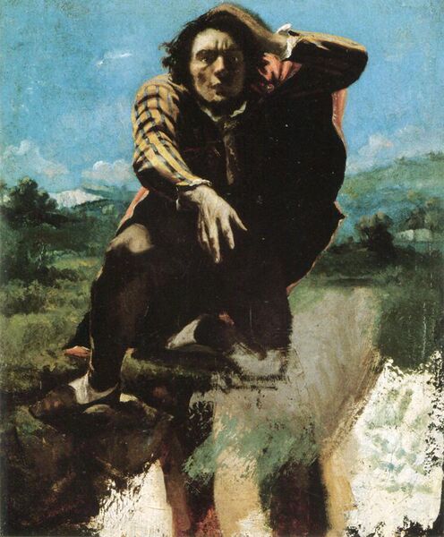 File:The Man Made Mad with Fear by Gustave Courbet.jpg