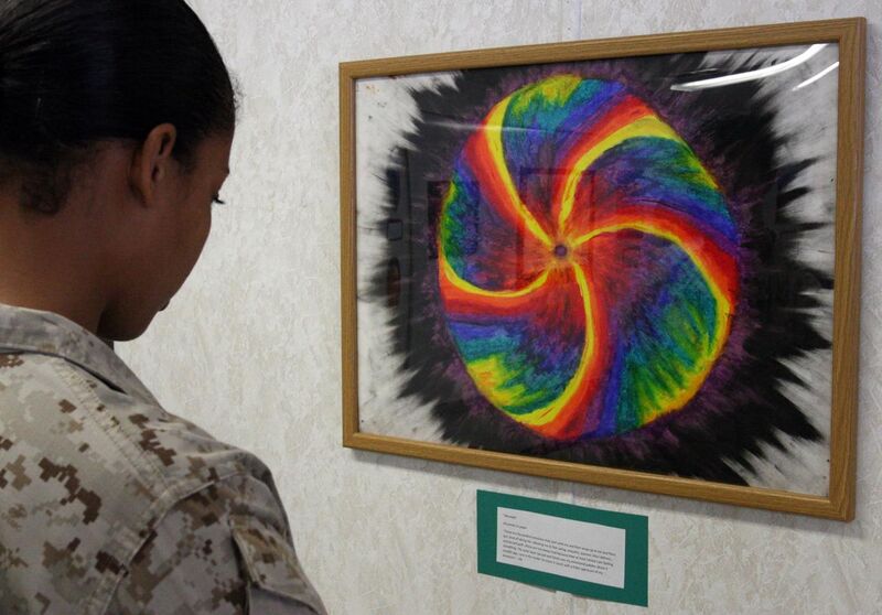 File:Art of War, Service members use art to relieve PTSD symptoms DVIDS579803.jpg