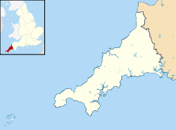 Cornwall UK district map (blank).svg