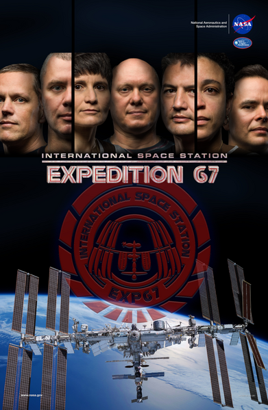 File:Expedition 67 'Battlestar Galactica' crew poster.png