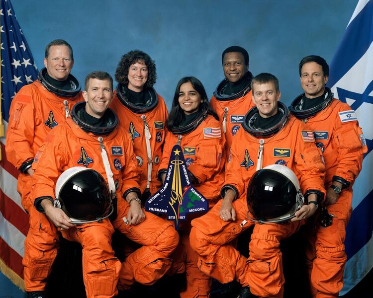 File:Crew of STS-107, official photo.jpg