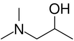 Dimethylaminoisopropanol.svg