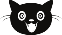 Internet Defense League logo - cat face.svg