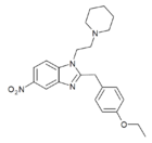 Piperidine-etonitazene structure.png