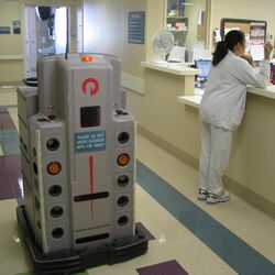 Pyxis Pharmacy Robot by Nurse Station.JPG