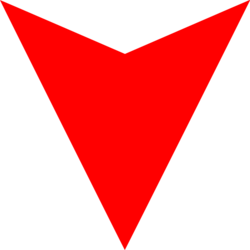 Red Arrow Down.svg