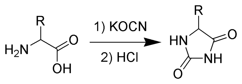 File:Urech Hydantoin Synthesis Scheme.png