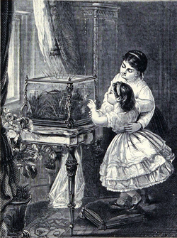 Aquarium from Weekly Welcome, 1879