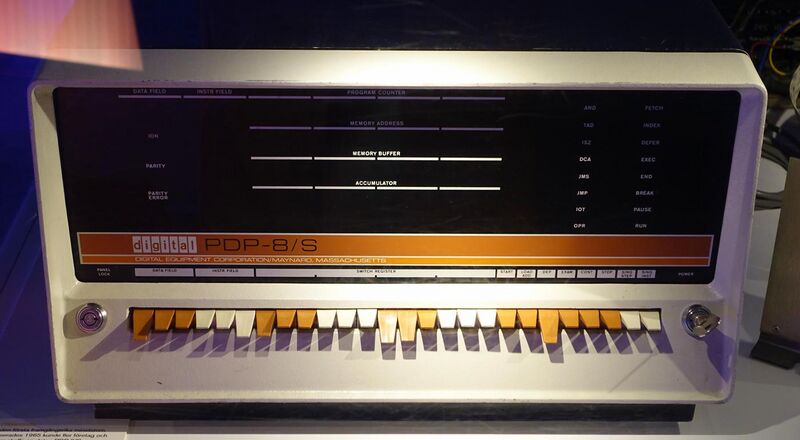 File:PDP 8-S, Digital Equipment Corporation, launched in 1965, TM44346 - Tekniska museet - Stockholm, Sweden - DSC01518.JPG