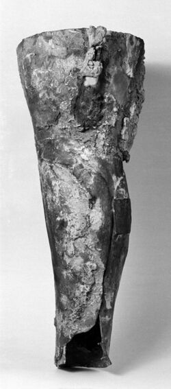 Roman artificial leg of bronze. Wellcome M0012307.jpg