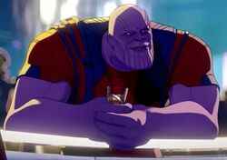 Thanos in the Disney+ series What If...? episode "What If... T'Challa Became a Star-Lord?", voiced by Josh Brolin