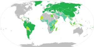 Visa Requirements for Serbian Citizens.svg