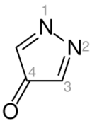 File:4H-Pyrazol-4-one Structural Formula V1.svg