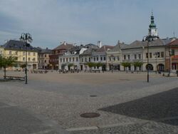 Peace Square in Bruntál