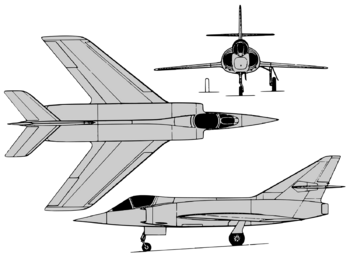 Multi-angled depiction of an Etendard IV