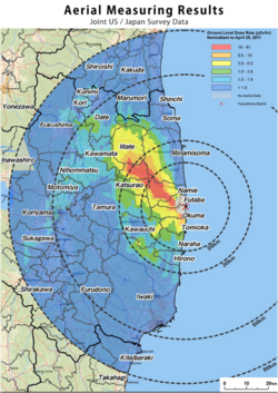 Fukushima radiation dose map 2011-04-29.png