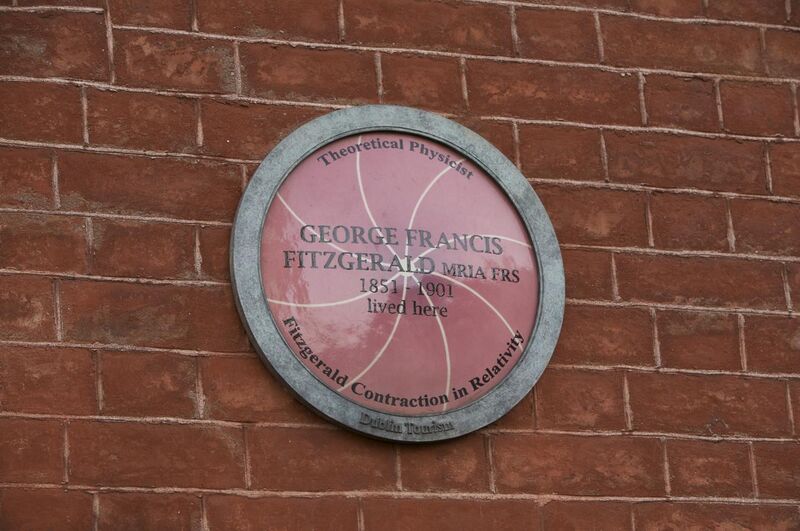 File:George Francis Fitzgerald Plaque Dublin.jpg