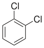 Skeletal structure of 1,2-Dichlorobenzene