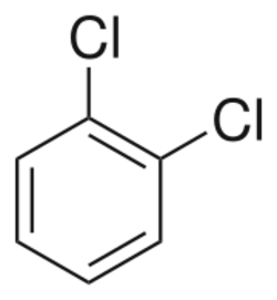 O-Dichlorobenzene-2D-skeletal.svg