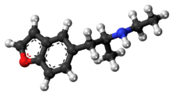 Ball-and-stick model of 5-EAPB molecule