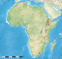 Location map/data/Africa is located in Africa