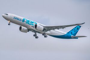 Airbus A330neo first take-off (cropped).jpg