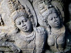 Candi Prambanan - 067 Rama and Sita, Brahma Temple (12042201913).jpg