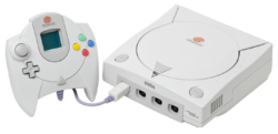A Dreamcast console