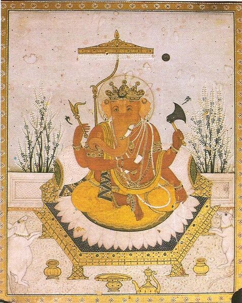 File:Ganesha Nurpur miniature circa 1810 Dubost p64.jpg