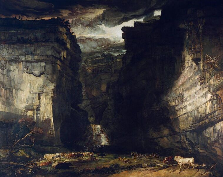 File:James Ward - Gordale Scar (A View of Gordale, in the Manor of East Malham in Craven, Yorkshire, the Property of Lord Ribblesdale) - Google Art Project.jpg