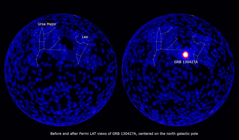 File:NASA's Fermi, Swift See 'Shockingly Bright' Burst (before and after labels).jpg