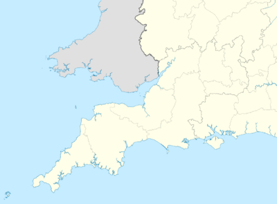 South West England Rugby Union location map.svg