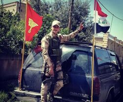 Syriac-Aramean soldier in Bakhdida, Iraq.jpg