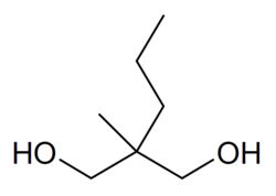 2methyl2propylpropanediol structure.png