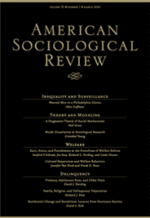 American Sociological Review (journal) cover – 2010.gif